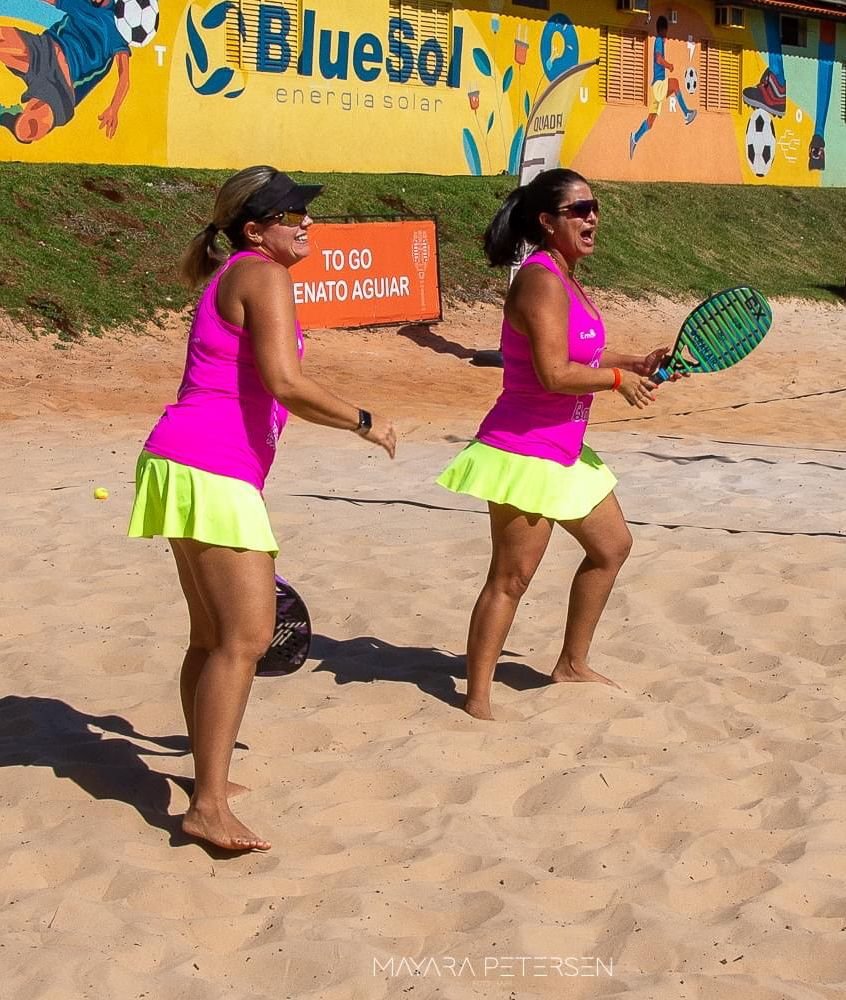 Partida de Beach Tennis