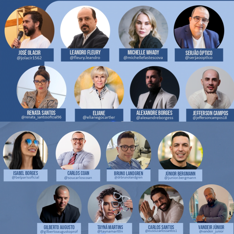 Participantes de diferentes atuações dentro do segmento óptico confirmaram presença na Fooco 2024- Feira Óptica e Oftalmológica do Centro-Oeste